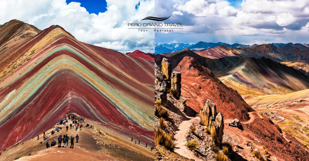 Rainbow Mountain Vinicunca vs Palccoyo: 7 Diferencias Cruciales para tu Aventura Épica en 2026 1 Rainbow Mountain Vinicunca vs Palccoyo (comparacion)