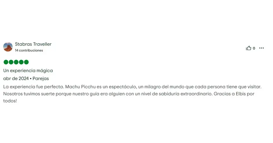 Visitar Machu Picchu 2025: Responde esta gran duda 4 comentarios de pasajeros de peru grand travel
