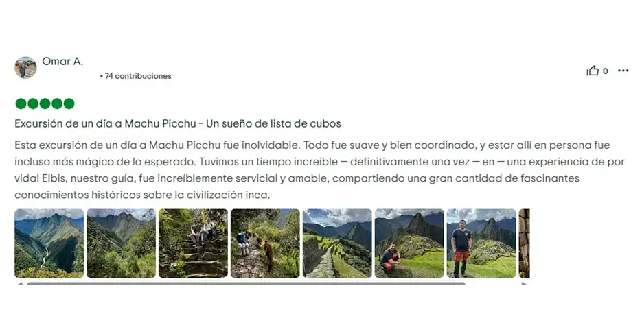 Visitar Machu Picchu 2025: Responde esta gran duda 2 comentario en tripadvisor de la excursion de un dia a machu picchu con peru grand travel