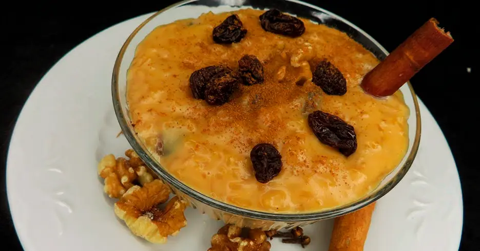 comida calejjera peruana - postres arroz zambito