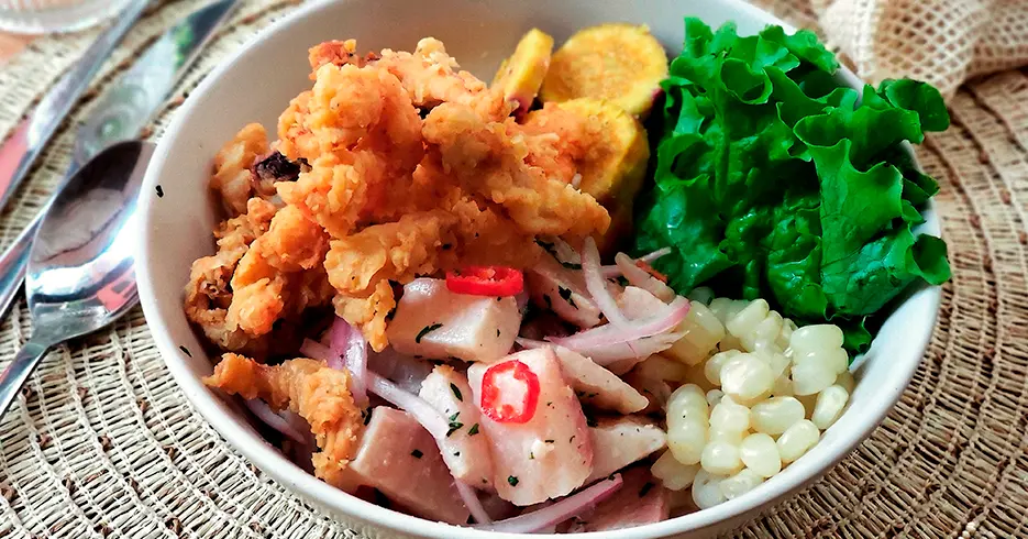 comida calljera peruana - ceviche carretillero