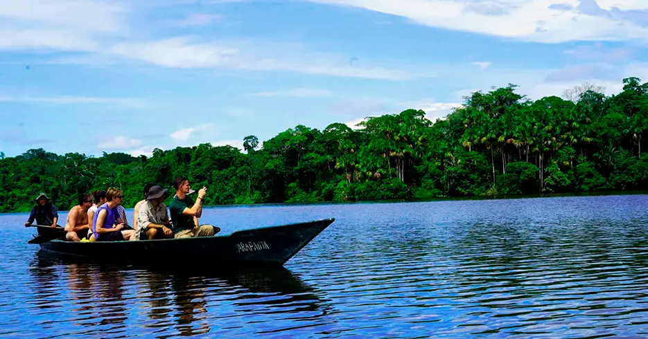 que ver en peru - lago sandoval en la selva