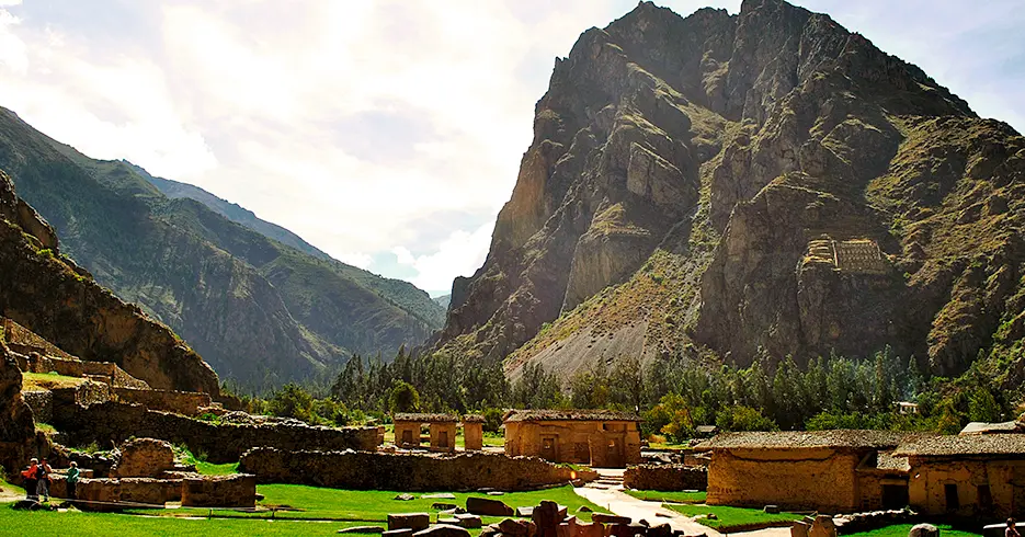lugares turisticos de cusco - ollantaytambo en le valle sagrado de los incas