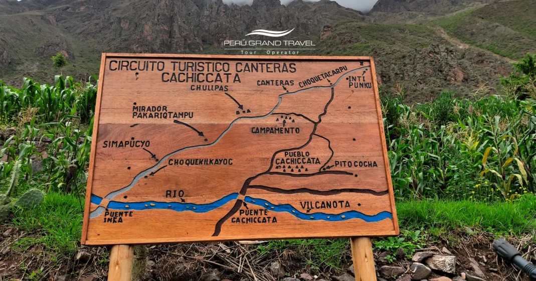 Canteras de Cachiccata: 7 Secretos del Trekking Inca VIP 2 mapa-de-Cachiccata-Quarries