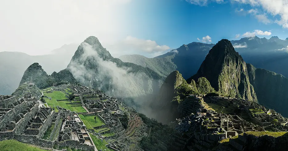 Mejor época para viajar a Perú, Machu Picchu lluvioso o con sol