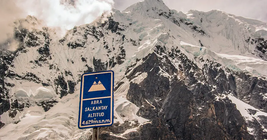 paisajes en peru, nevado salkantay apu