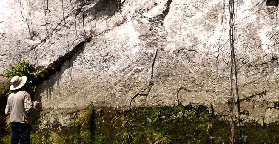 Geoglifos vs Petroglifos: El Arte Rupestre de Nuestros Antepasados 5 petroglifos-de-pusharo-puerto-maldonado