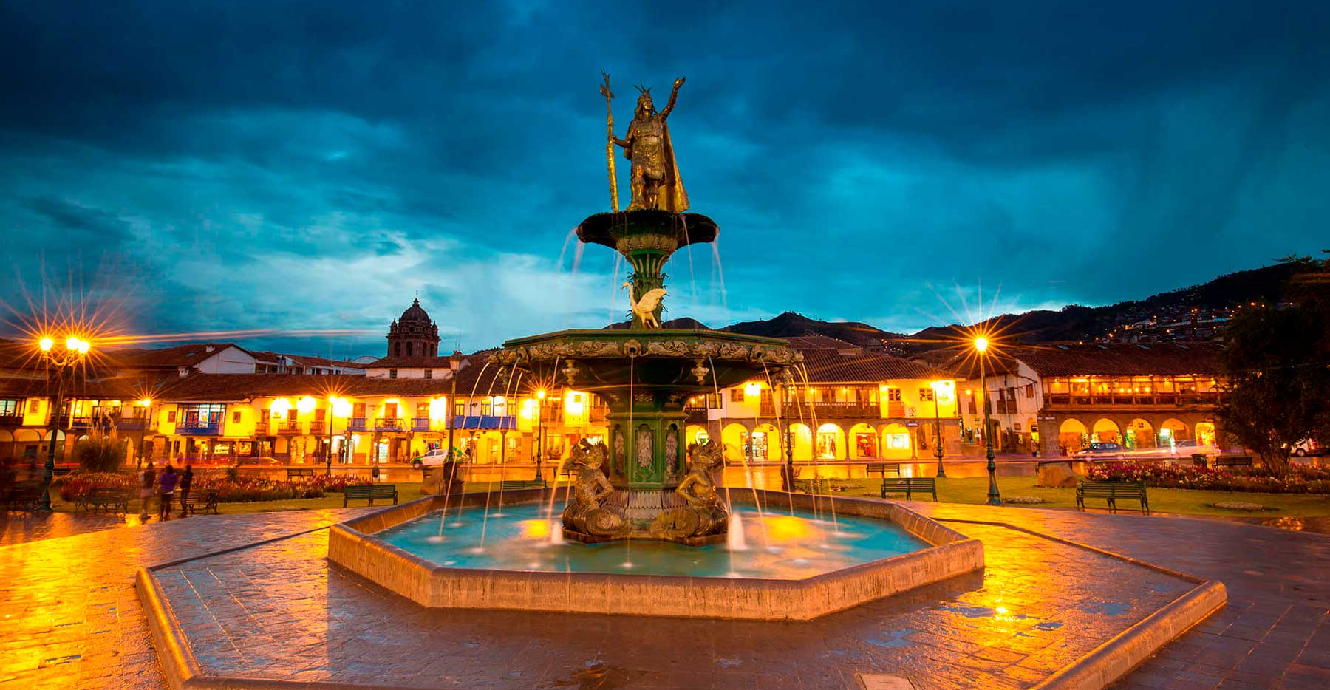 Descubre Cómo Aprovechar 4 Días en Cusco 1 plaza-de-armas-del-cusco-vista-de-noche