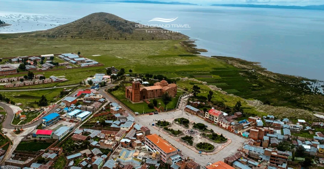 pomata, puno, vista al lago titicaca