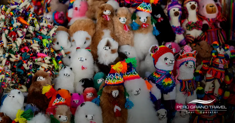 recuerdos de peru - alpacas y peluches