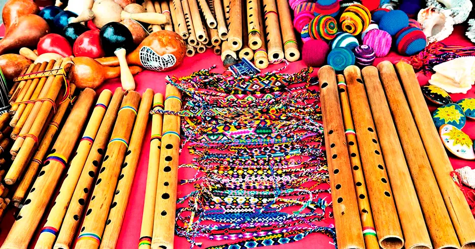 recuerdos de peru - instrumentos para llevar
