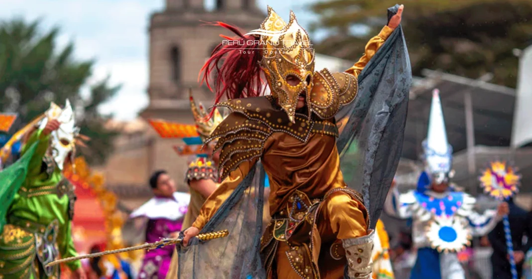 La magia del Carnaval de Cajamarca: 10 razones asombrosas para vivir el festival más famoso del Perú 2 traje tipico de manolo danza de carnaval de cajamarca, carnaval en peru, danzas tipicas