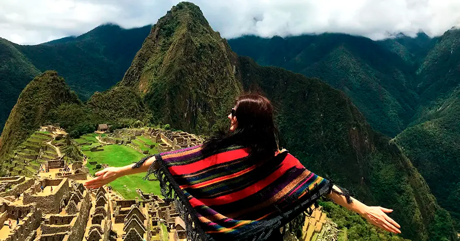 visitar machu picchu, fotografias con vista de machu picchu de fondo