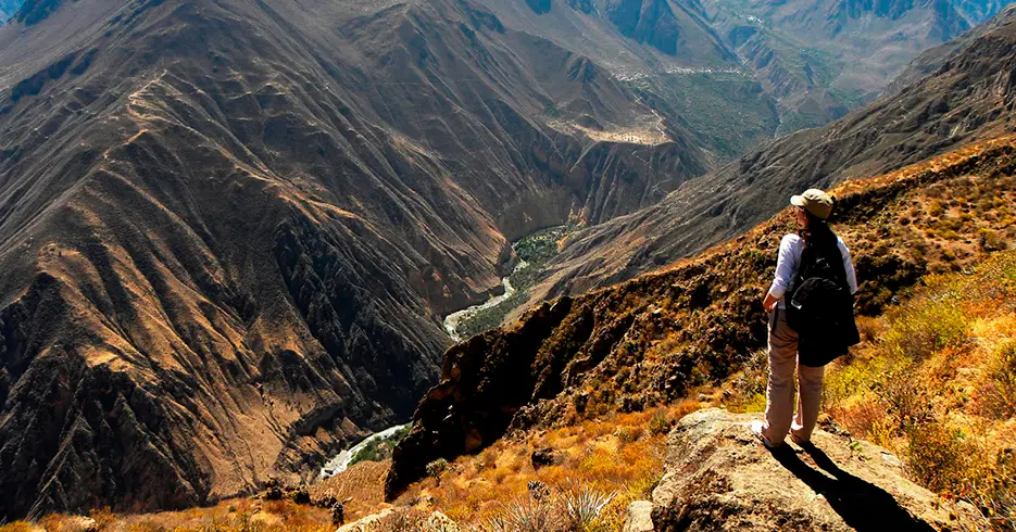 Viaja al Cañón del Colca: aventura única que no olvidarás 3 vista del cañon del colca, trekking de dos dias