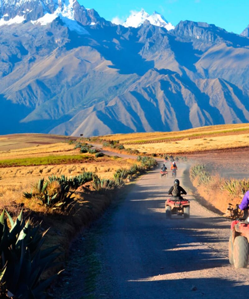 Cuatrimoto rumbo a Moray